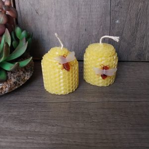 Beeswax Shaped Candle