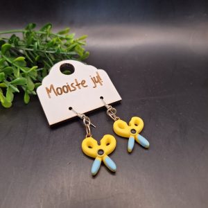 Yellow & Blue Cartoon Scissors
