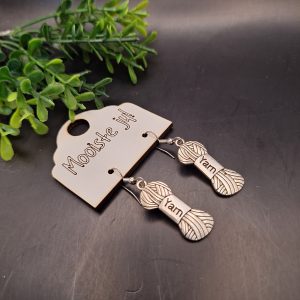 Yarn Charm Drop Earrings