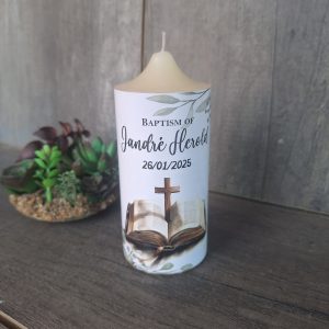 Custom Printed Candle