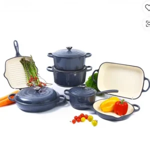11 Pcs Cast Iron Pots