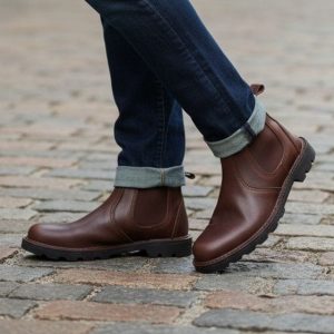 Mens Leather Vellies