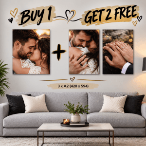 A2 - Buy 1, Get 2 FREE Canvas Deal