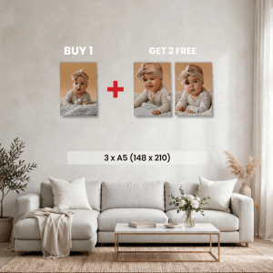 A5 - Buy 1, Get 2 FREE Canvas Deal