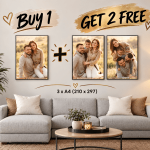A4 - Buy 1, Get 2 FREE Canvas Deal