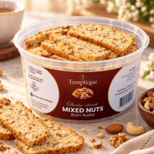 Temptique Mixed Nuts Bran Rusks
