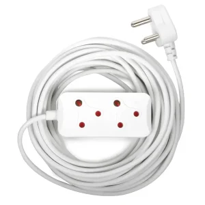 5M 2 Socket Extension Cord