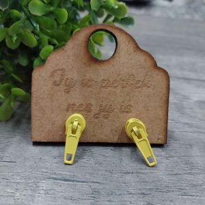 Zip Stud Earrings