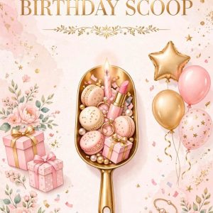 Ladies Small Birthday Scoop