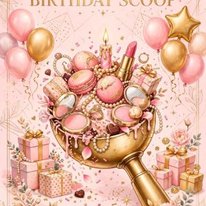 Ladies Medium Birthday Scoop