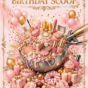 Ladies Large Birthday Scoop