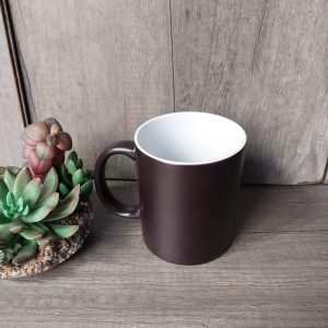 Colour Changing Printed Mug – Black