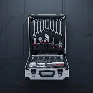 DIY 187 Piece Professional Tool Set Tool Kit