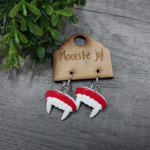 Vampire Teeth Earring